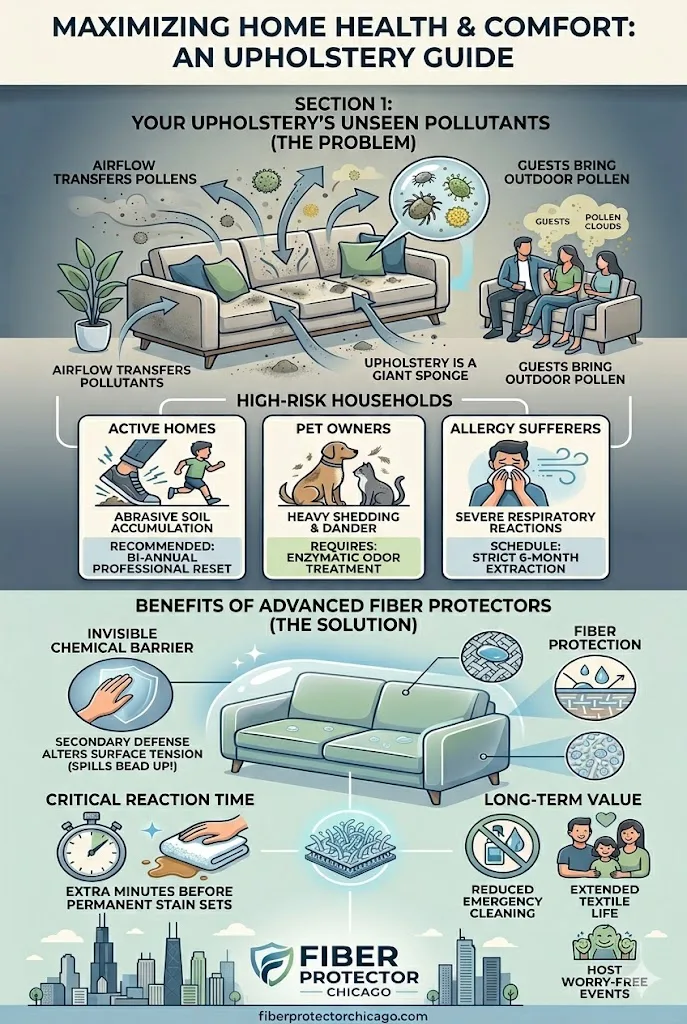 Infographics on the benefits of fiber protectors